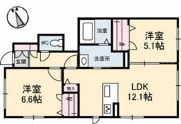 エクラシア阿品駅前の間取り画像