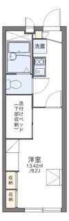 レオパレスミヤビの間取り画像
