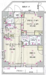 エステムプラザ神楽坂North Residenceの間取り画像