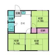 中村コーポの間取り画像
