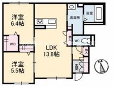 シャーメゾン シエルⅡの間取り画像