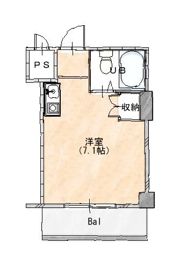 エクセレント上新6の間取り画像
