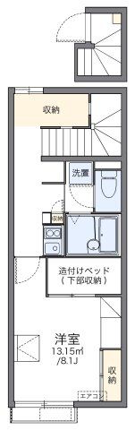 レオパレスプレジール町田の間取り画像