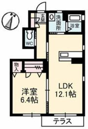 ラフィーネ江並の間取り画像
