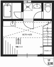 コーポUSHIOの間取り画像