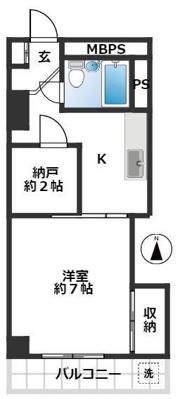 総建武蔵関ハイムの間取り画像