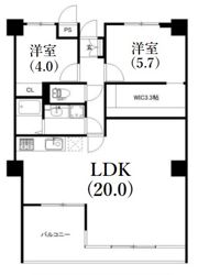 ベルトゥリー若草アネックスの間取り画像