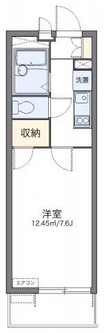 レオパレスムーンライトスクエアの間取り画像