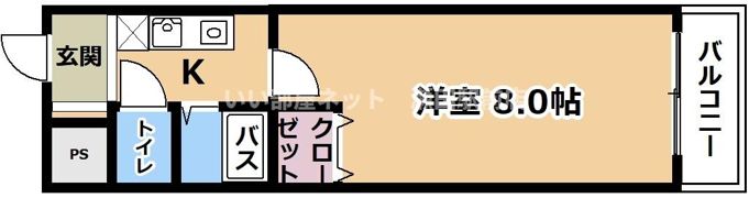WAVE－KⅡの間取り画像