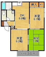 サニーホームズ御牧の間取り画像