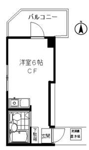 スカイビルの間取り画像