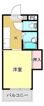 シャトレ若葉の間取り画像