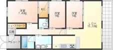 ベルメゾンの間取り画像