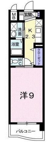 ヒロ・ファースト ケイの間取り画像