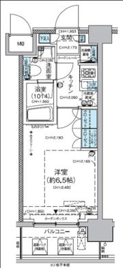 レジディア蒲田Ⅴの間取り画像