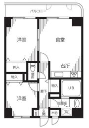 エステハイム横浜の間取り画像