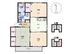 セラビィBの間取り画像