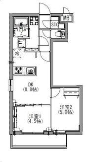 S－RESIDENCE北戸田の間取り画像
