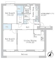 トレステージ浦和の間取り画像