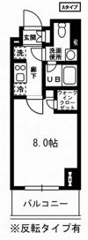 レジディア杉並方南町の間取り画像
