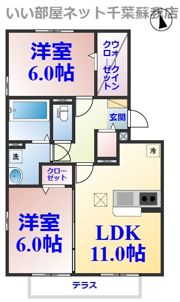 プライムコートの間取り画像