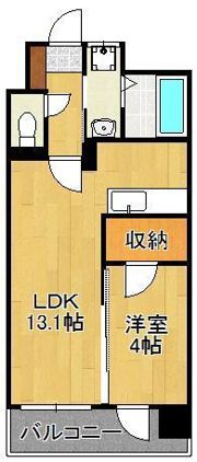 レジーナ小倉の間取り画像