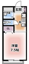 フレア北中振の間取り画像