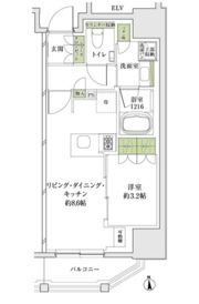 ザ・パークハビオ同心プレイスの間取り画像
