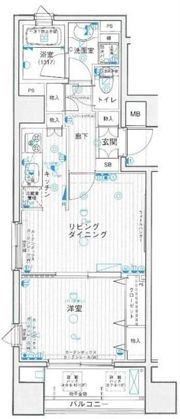 パークウェル秋葉原の間取り画像