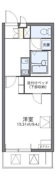 レオパレスリブェールの間取り画像