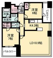 ザ・広島タワーの間取り画像
