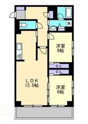 ハアラン内山下の間取り画像