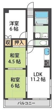 パークヒルズの間取り画像