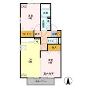 藤ノ木ハウス Aの間取り画像