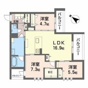 シャーメゾン 新屋敷 Premium Aの間取り画像