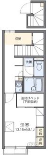 レオパレスプロヴァンス009の間取り画像