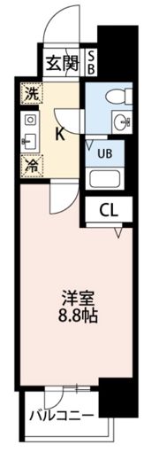 フィース蔵前の間取り画像