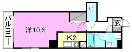 アスプラス横河原の間取り画像