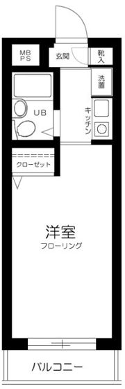 菱和パレス世田谷千歳台の間取り画像