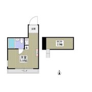 カレッジ志木の間取り画像