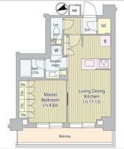 パークリュクス蒲田一丁目の間取り画像