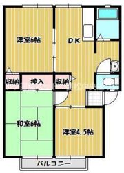 パストラーレ中津の間取り画像