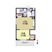 ベルフルールの間取り画像