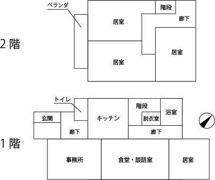 西浦賀戸建ての間取り画像