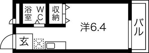 グリシーヌ壱番館の間取り画像