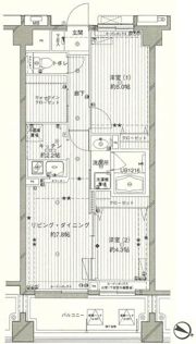 コスモリード西馬込の間取り画像