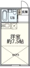 クロノス小平NORTHの間取り画像