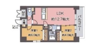 リンデンプラザ心斎橋の間取り画像