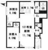 ルミエール東共栄の間取り画像
