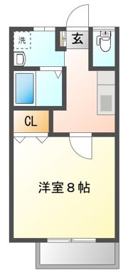 コーポマーメイドの間取り画像